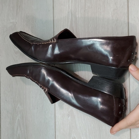 Tod's Womens Leather Y2K Pointed Toe Heels Shoes 39/8 - Picture 9 of 14